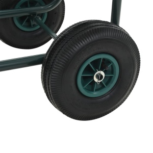 Cărucior pentru furtun de grădină cu racord 1/2", 75 m, oțel - Img 10