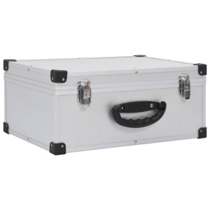 Casetă pentru 60 CD-uri, argintiu, aluminiu ABS - Img 2