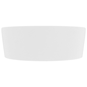 Chiuvetă de lux cu preaplin, alb mat, 36 x 13 cm, ceramică - Img 4