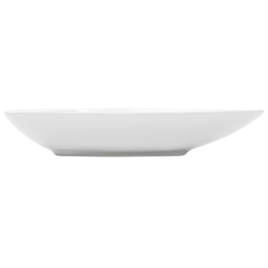 Chiuvetă din ceramică, alb, 645 x 455 x 115 mm, triunghi - Img 5