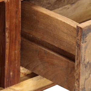 Comodă TV, 100 x 30 x 33 cm, lemn masiv reciclat - Img 7