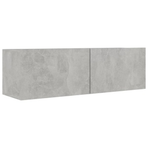 Comodă TV, gri beton, 100 x 30 x 30 cm, PAL - Img 2