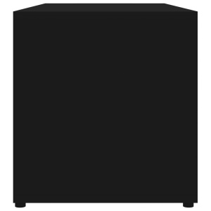 Comodă TV, negru, 80 x 34 x 36 cm, PAL - Img 7