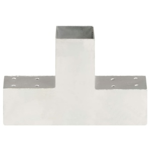 Conectori de grindă, formă T, 4 buc, 71x71 mm, metal galvanizat - Img 3