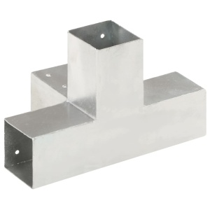 Conectori de grindă, formă X, 4 buc, 71x71 mm, metal galvanizat - Img 5