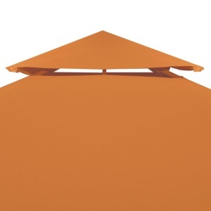 Copertină de rezervă acoperiș foișor, cărămiziu, 3x4m, 310 g/m² - Img 5