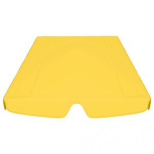 Copertină de rezervă leagăn grădină, galben 192x147 cm 270 g - Img 4