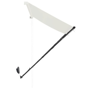 Copertină retractabilă cu LED, crem, 250 x 150 cm - Img 6