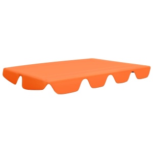 Copertină rezervă leagăn grădină portocaliu 226x186 cm 270 g/m² - Img 2
