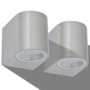 Corp iluminat LED, perete exterior, 2 buc, rotund, direcție jos - Img 3