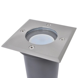 Corpuri de iluminat cu LED de exterior sol, 3 buc, pătrat - Img 4