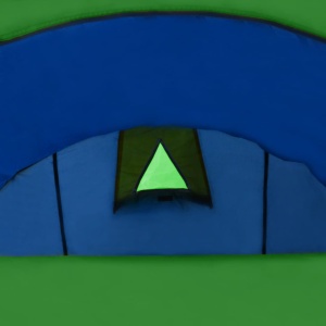 Cort camping 4 persoane, Bleumarin/Verde - Img 2