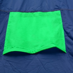 Cort camping din material textil, 9 persoane, albastru și verde - Img 3