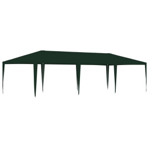 Cort de petrecere profesional, verde, 4 x 9 m, 90 g/m²