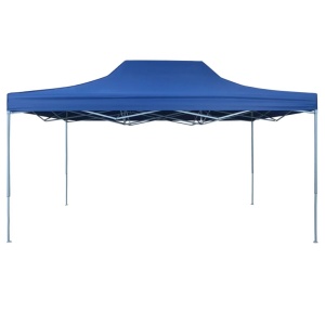 Cort pliabil pop-up, albastru, 3 x 4,5 m - Img 2