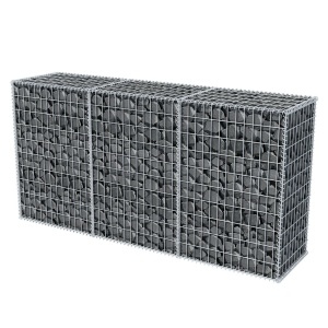 Coș gabion, 200 x 50 x 100 cm, oțel galvanizat - Img 3