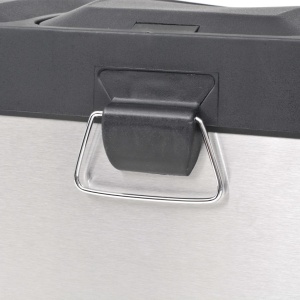 Coș gunoi cu pedale pentru reciclare, oțel inoxidabil, 3 x 18 L - Img 4