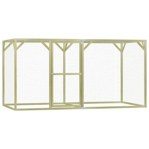 Coteț de găini, 1,5 x 3 x 1,5 m, lemn de pin tratat