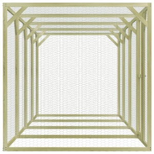 Coteț de găini, 1,5 x 6 x 1,5 m, lemn de pin tratat - Img 3