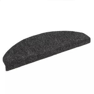 Covorașe autocolante scări, 15 buc, 65 x 21 x 4 cm, gri inchis - Img 2