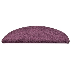 Covorașe pentru trepte scară, 15 buc. violet inchis, 56x17x3 cm - Img 8