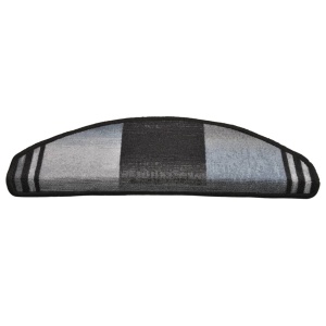 Covorașe scări autoadezive, 15 buc., negru și gri, 65x21x4 cm - Img 4