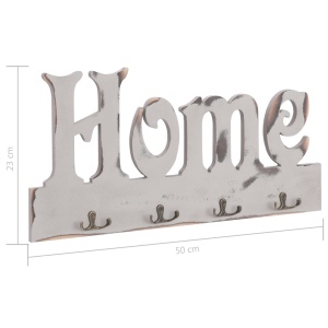 Cuier de perete HOME, 50 x 23 cm - Img 5
