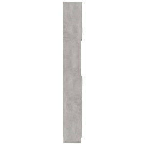 Dulap de baie, gri beton, 32 x 25,5 x 190 cm, PAL - Img 7