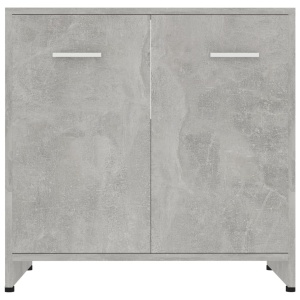 Dulap de baie, gri beton, 60 x 33 x 58 cm, PAL - Img 6