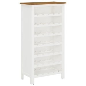 Dulap de sticle de vin, 56 x 32 x 110 cm, lemn masiv de stejar