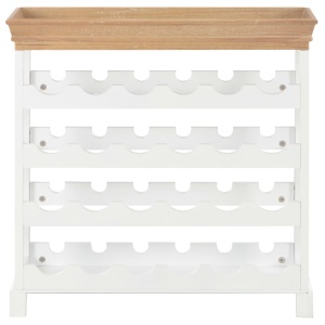 Dulap de vinuri, alb, 70 x 22,5 x 70,5 cm, MDF - Img 4