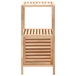 Dulap depozitare baie, 39,5x35,5x86 cm, lemn de nuc masiv - Img 3