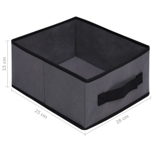 Dulap depozitare cu 6 sertare, gri, 55x29x55 cm, oțel - Img 10