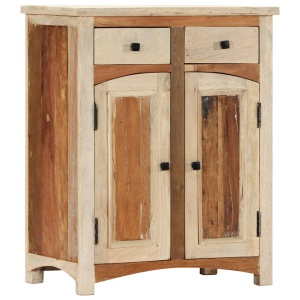 Dulap lateral, 60 x 30 x 75 cm, lemn masiv reciclat - Img 11