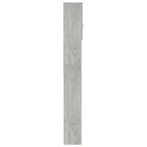 Dulap mașină de spălat, gri beton, 64 x 25,5 x 190 cm, PAL - Img 6