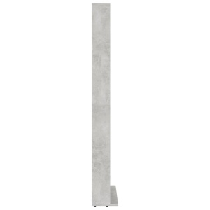 Dulap pentru CD-uri, gri beton, 102 x 23 x 177,5 cm, PAL - Img 7