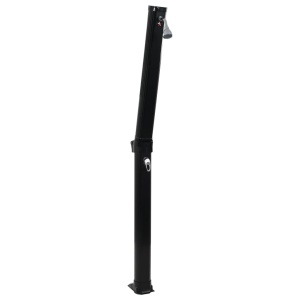 Duș solar pliabil, negru, 214 cm, 23 L - Img 2