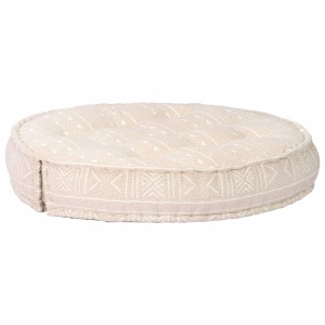 Fotoliu puf, 100 x 20 cm, bej, material textil - Img 3