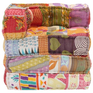 Fotoliu puf modular, model petice, material textil - Img 3