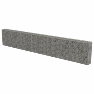 Gabion perete cu capace, 600 x 30 x 100 cm, oțel galvanizat - Img 3