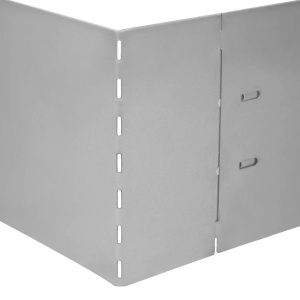 Gard de gazon, 10 buc., 100 x 20 cm, oțel galvanizat - Img 5