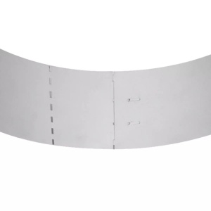 Gard de gazon, 10 buc., 100 x 20 cm, oțel galvanizat - Img 9