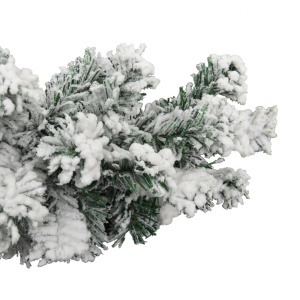 Ghirlandă de Crăciun cu zăpadă, verde, 5 m, PVC - Img 4