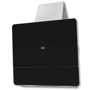 Hotă Sticlă Securizată cu Ecran 600 mm Negru