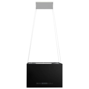 Hotă suspendată insulă LCD senzor tactil 55 cm oțel - Img 8