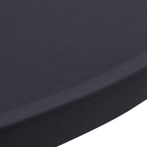 Husă elastică pentru masă, 80 cm, antracit, 2 buc. - Img 4