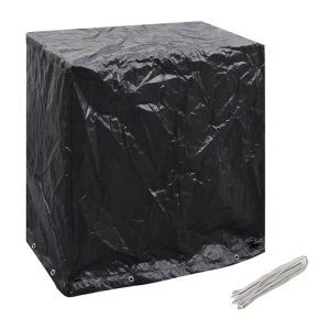 Husă mobilier grădină masă tenis 2 buc, 8 ocheți, 160x55x182 cm - Img 2