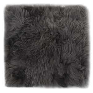 invelișuri scaun 2 buc. gri deschis piele oaie naturală 40x40cm - Img 3