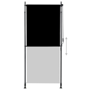 Jaluzea tip rulou de exterior, antracit, 100 x 270 cm - Img 3