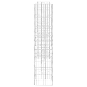 Jardinieră gabion in formă de H, 260 x 40 x 180 cm, sârmă oțel - Img 4